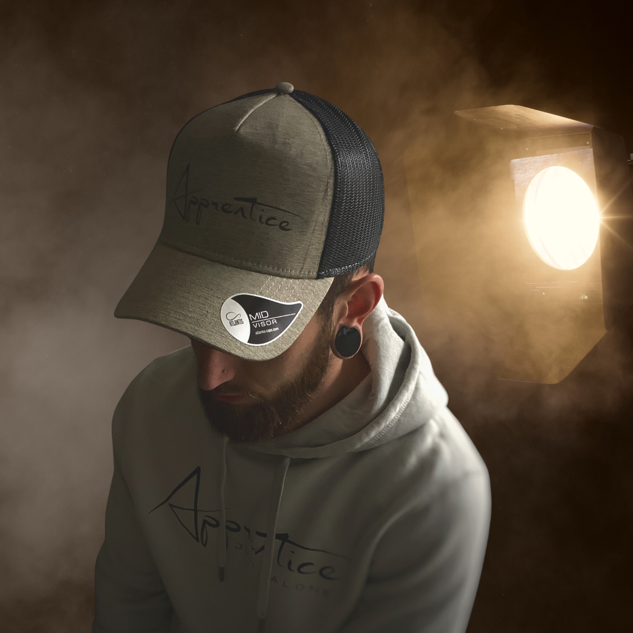 Casquette trucker Apprentice - Kaki et noir