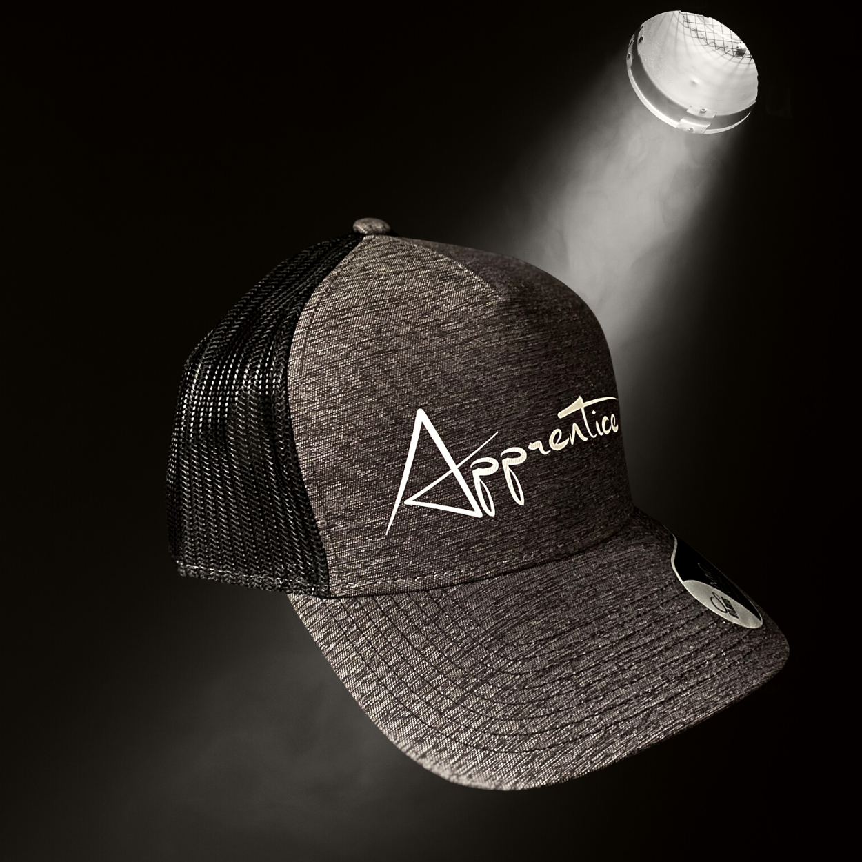 Casquette trucker Apprentice - Gris anthracite et noir